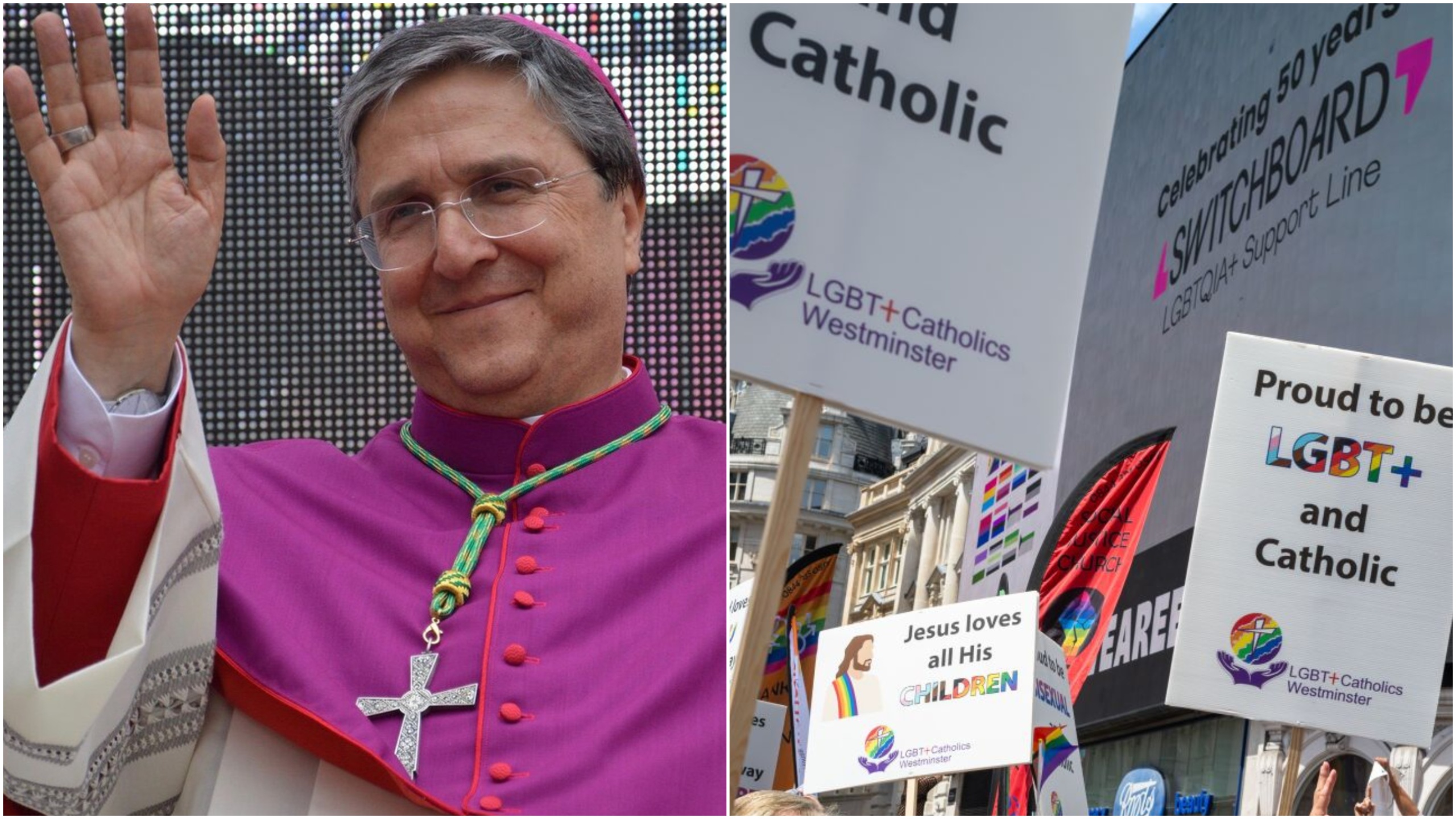 Catholic bishop says that it is 'wrong' to deny LGBTQ+ people the right to love and sexual intimacy