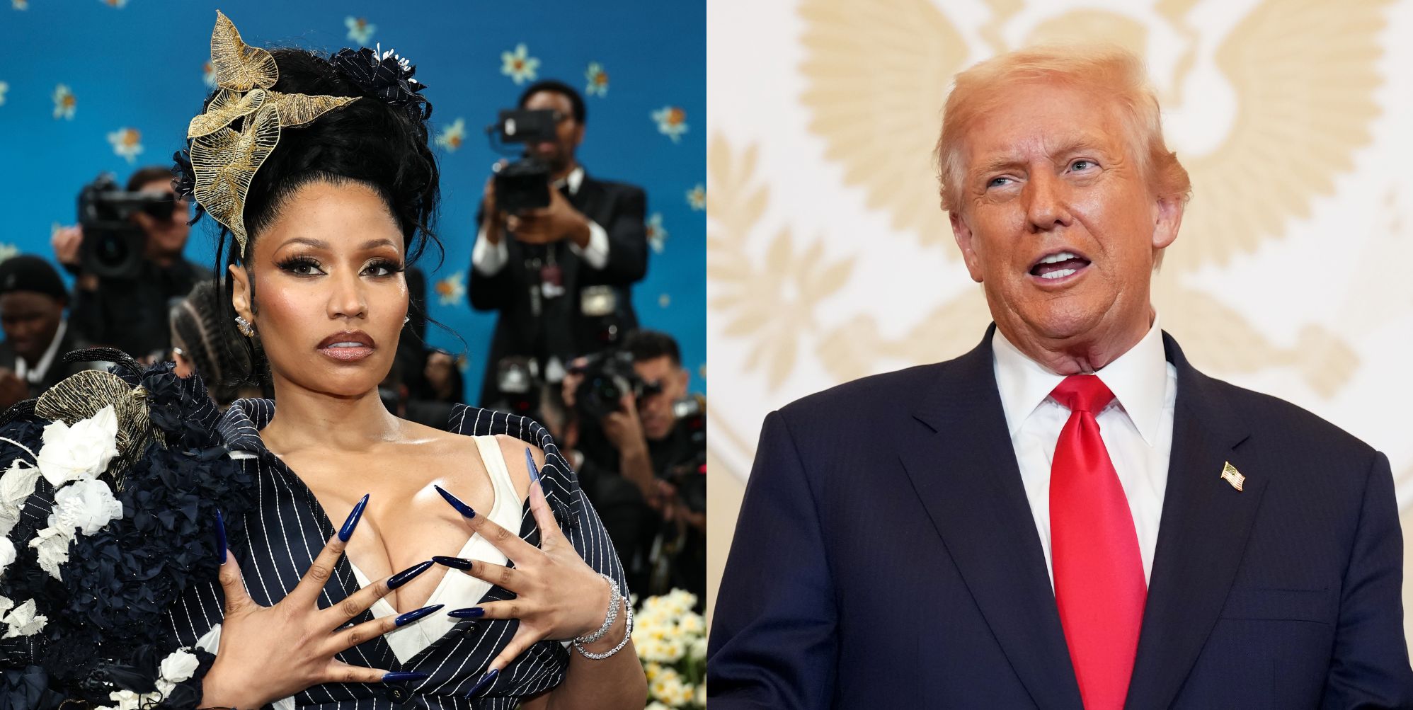 Trump stan Nicki Minaj shares anti-trans White House post set to 'Va Va Voom’