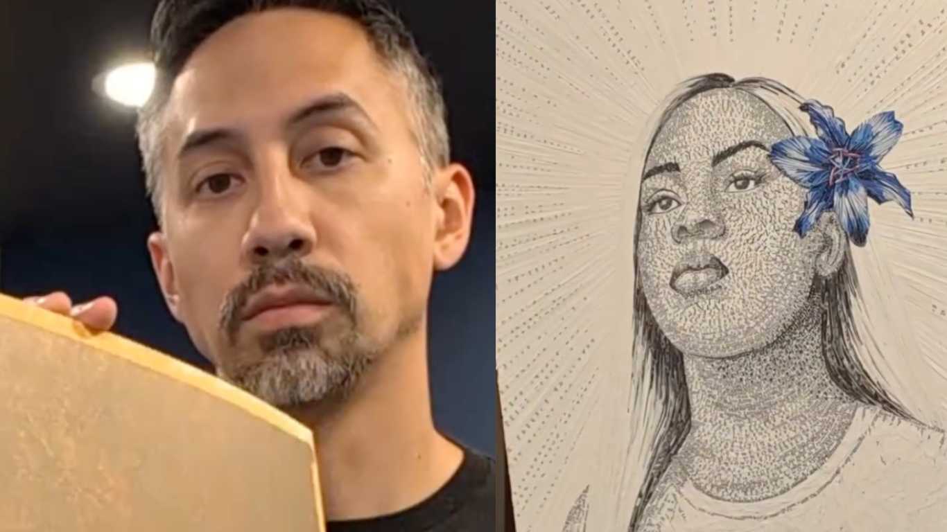 Artist uses Harry Potter books to create powerful portraits of murdered trans women