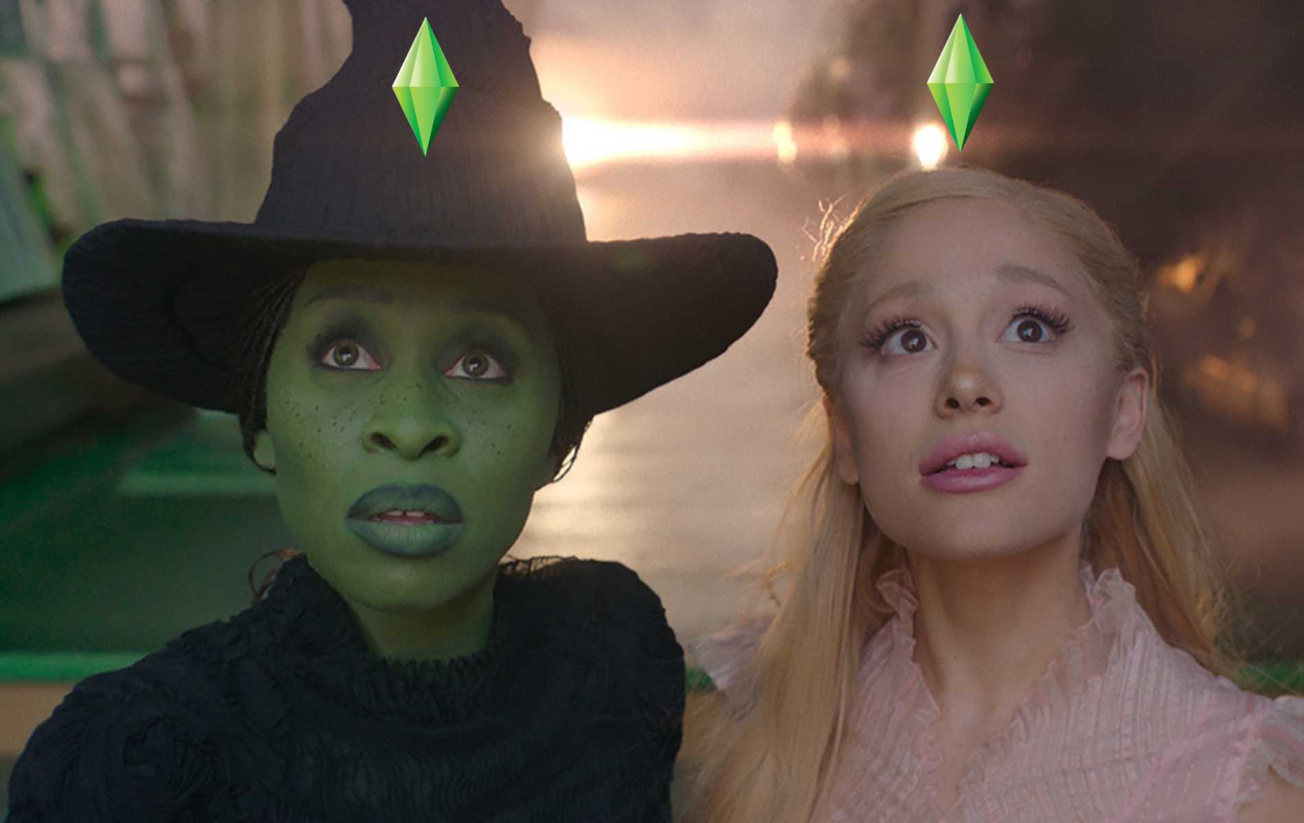 The Sims official X account really just said 'Gelphie rights!' in Wicked crossover