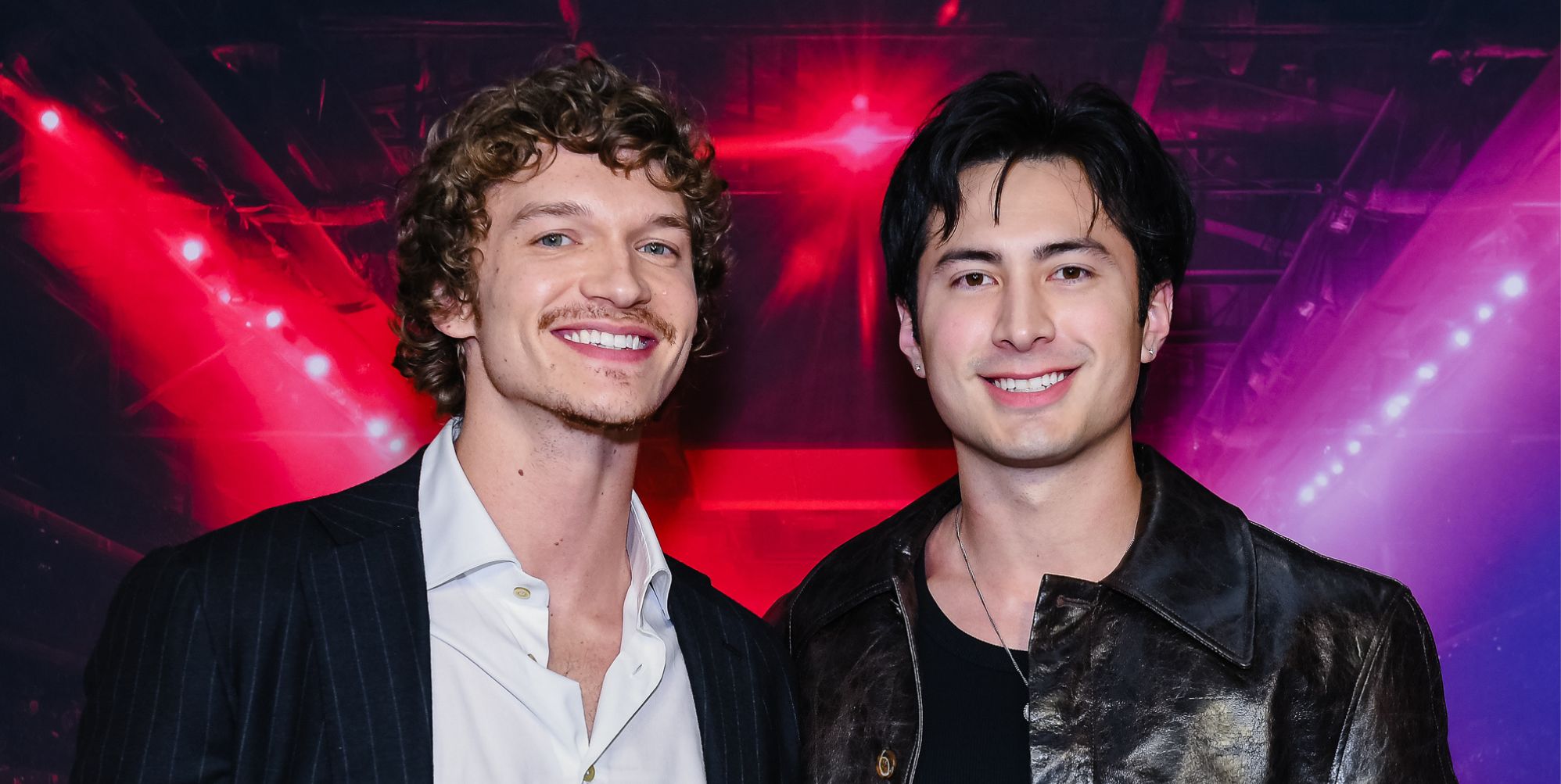 Heated Rivalry stars Hudson Williams and Connor Storrie address 'queerbaiting' claims