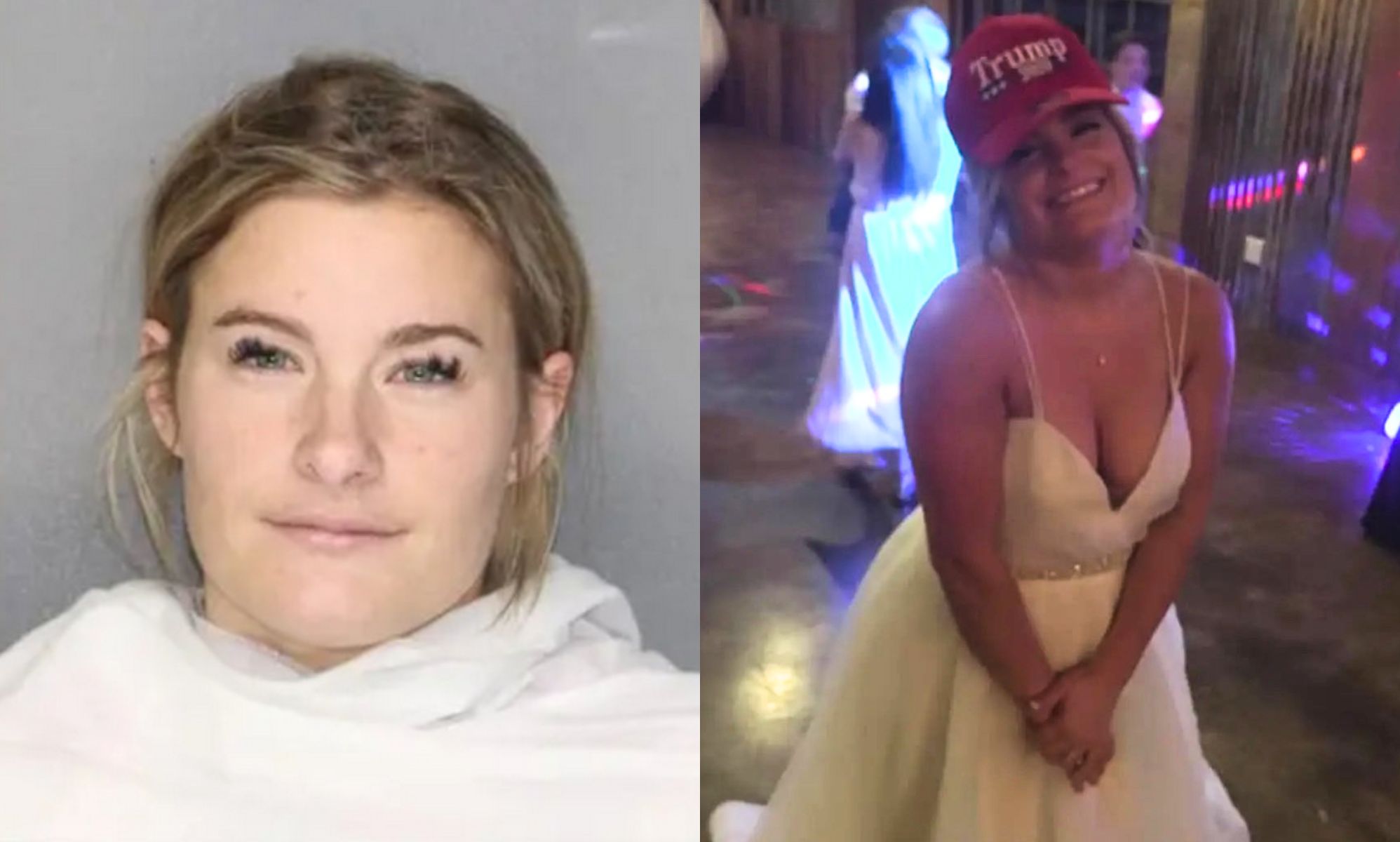 Woman who wore Trump MAGA hat at wedding charged with child sexual abuse