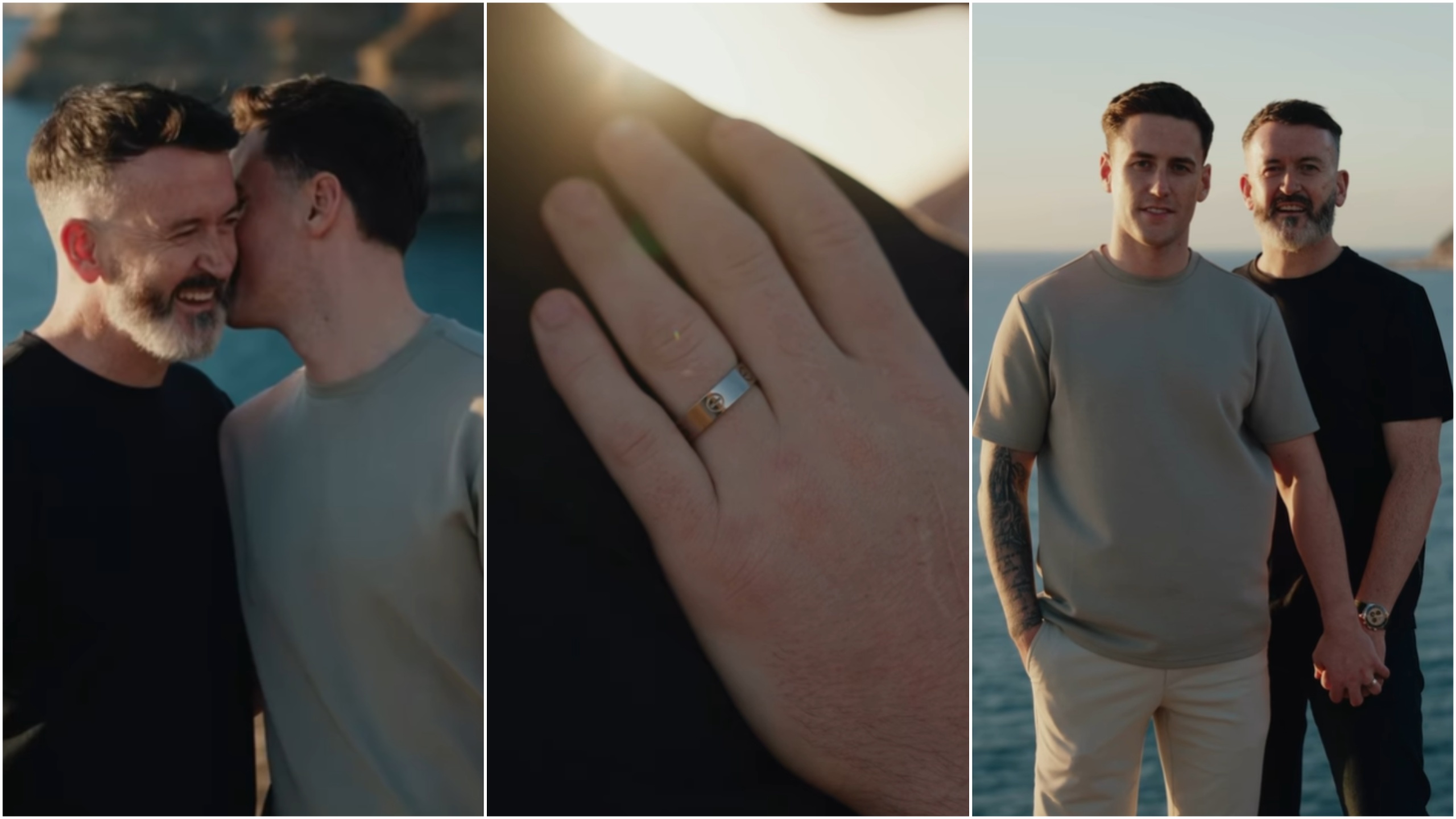 History-making gay sportsman announces engagement in breathtaking Christmas video