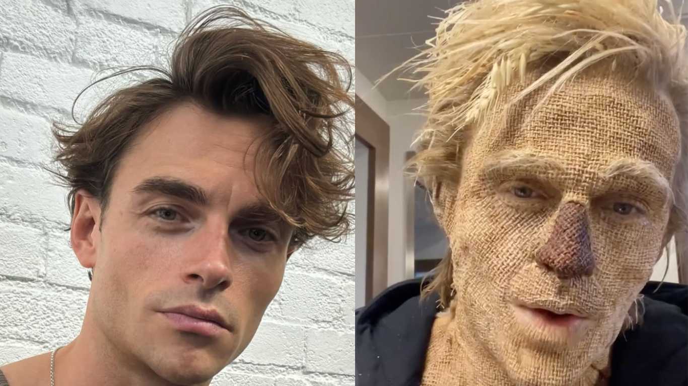 Wicked fans go wild as Jonathan Bailey's hunky dance double comes forward