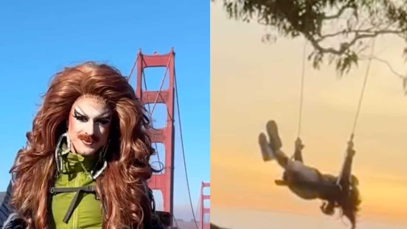 Drag queen Pattie Gonia raises $1.1 million on 100-mile trek in full drag
