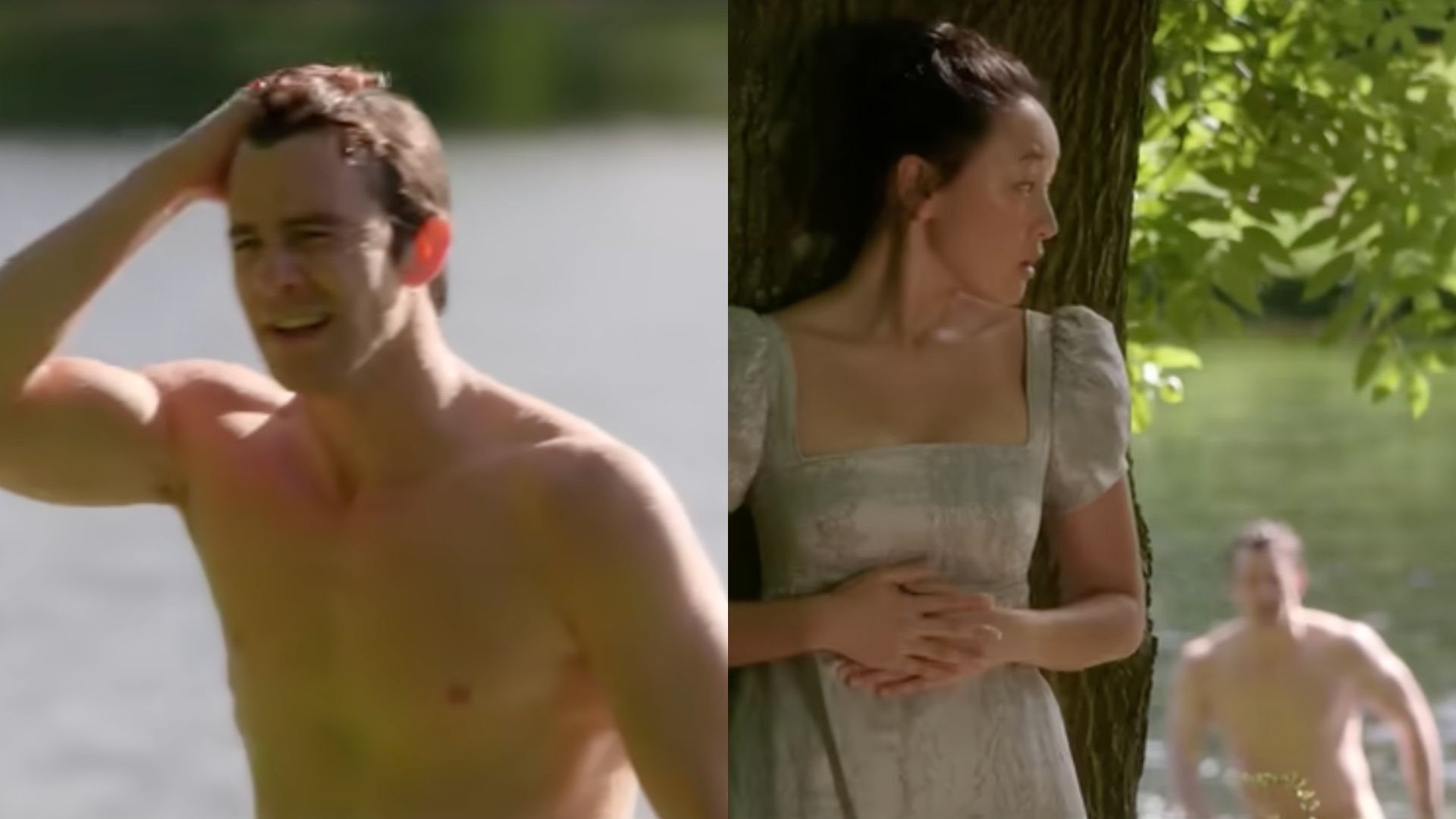 Luke Thompson strips off in latest Bridgerton trailer and fans can't get enough