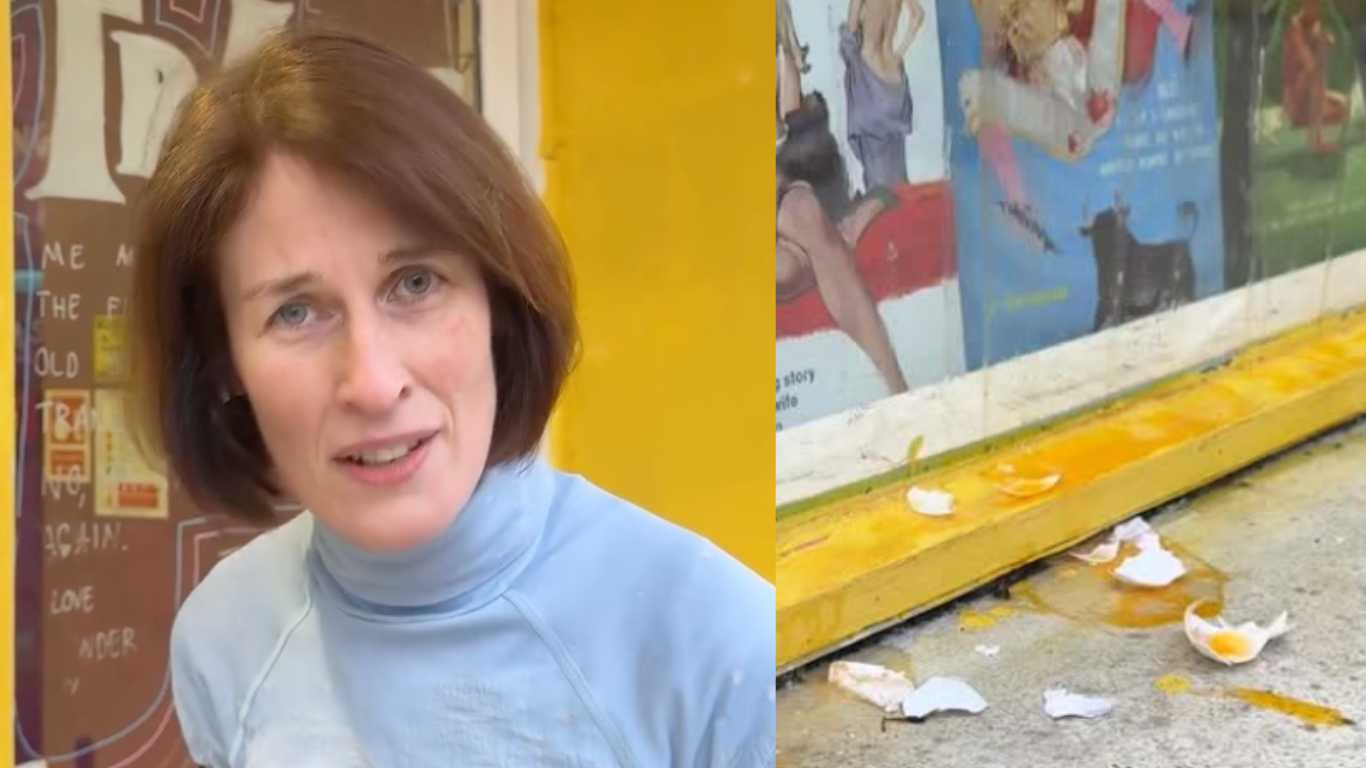 'Fabulous gay' shop has defiant response as it's targeted by egg-throwing vandals