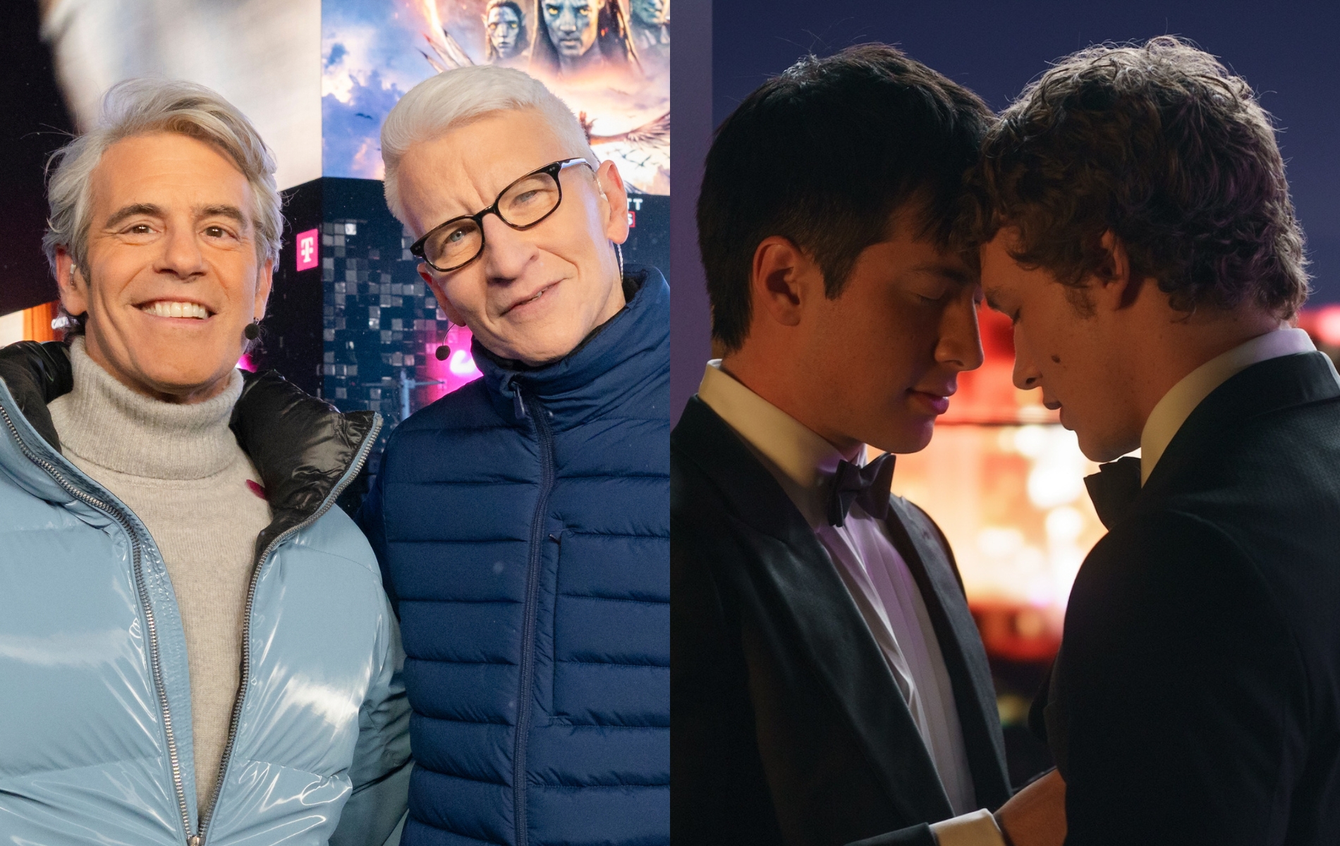 Andy Cohen and Anderson Cooper spent NYE debating which Heated Rivalry characters they would be