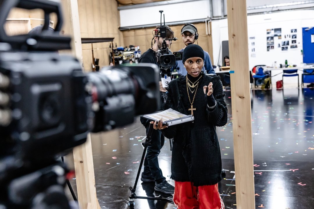 Cynthia Erivo in rehersals for Dracula.