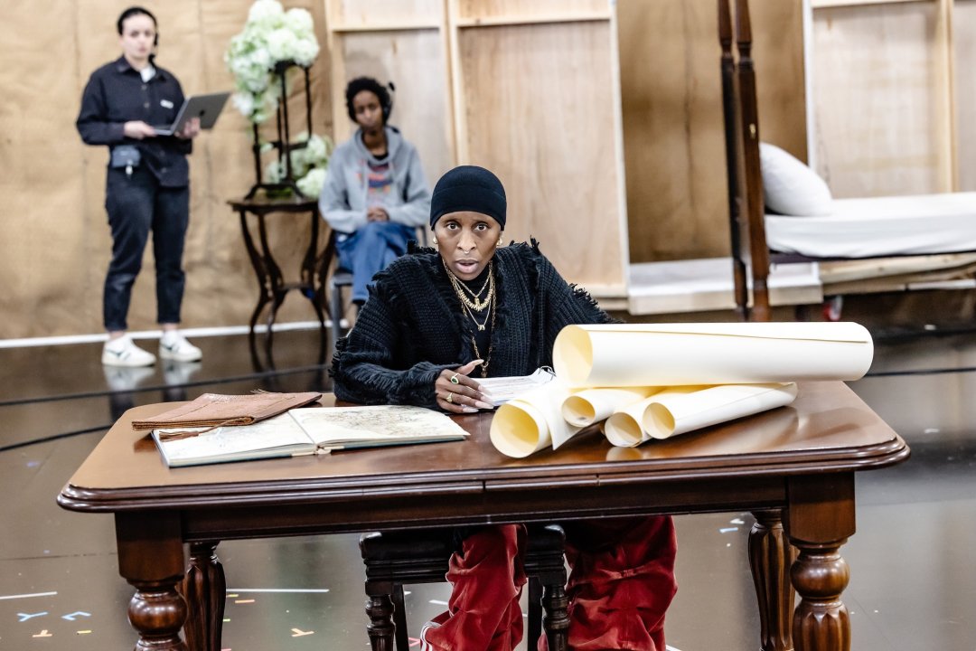 Cynthia Erivo in rehersals for Dracula.