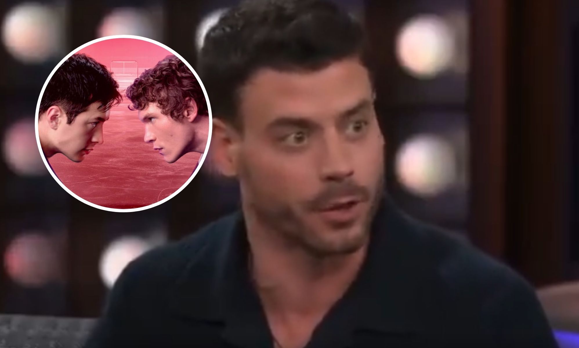 Heated Rivalry's Francois Arnaud accuses NHL of using show to 'sell tickets'