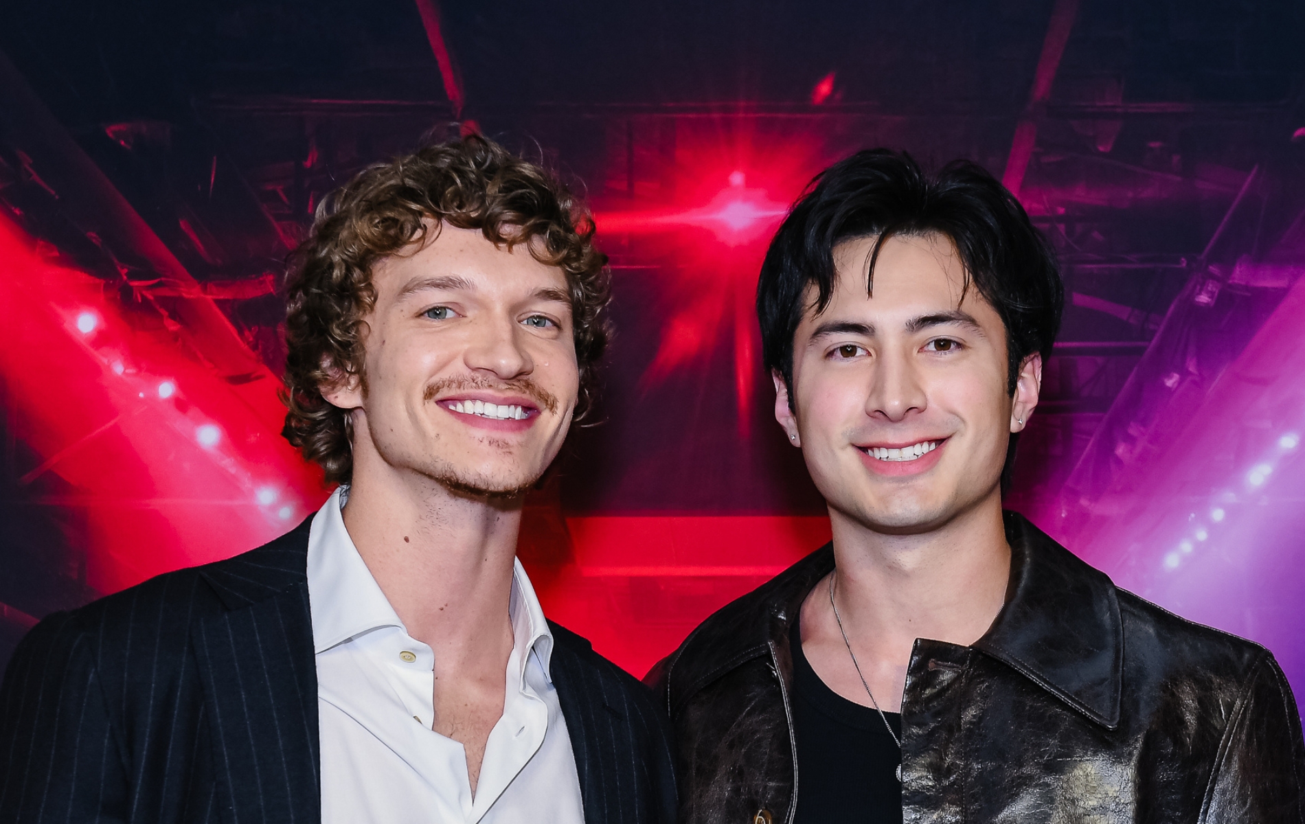 Heated Rivalry stars Connor Storrie and Hudson Williams