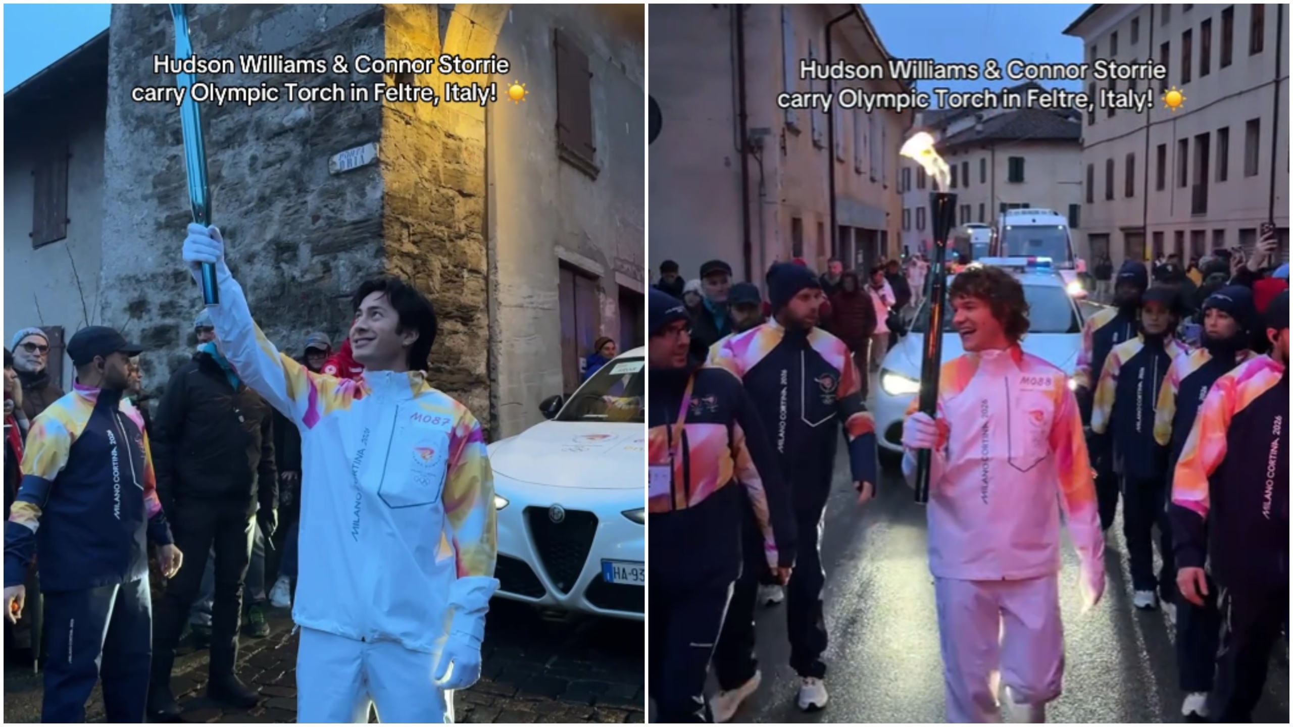 Internet goes wild after Heated Rivalry stars carry Olympic torch: 'This means a lot'