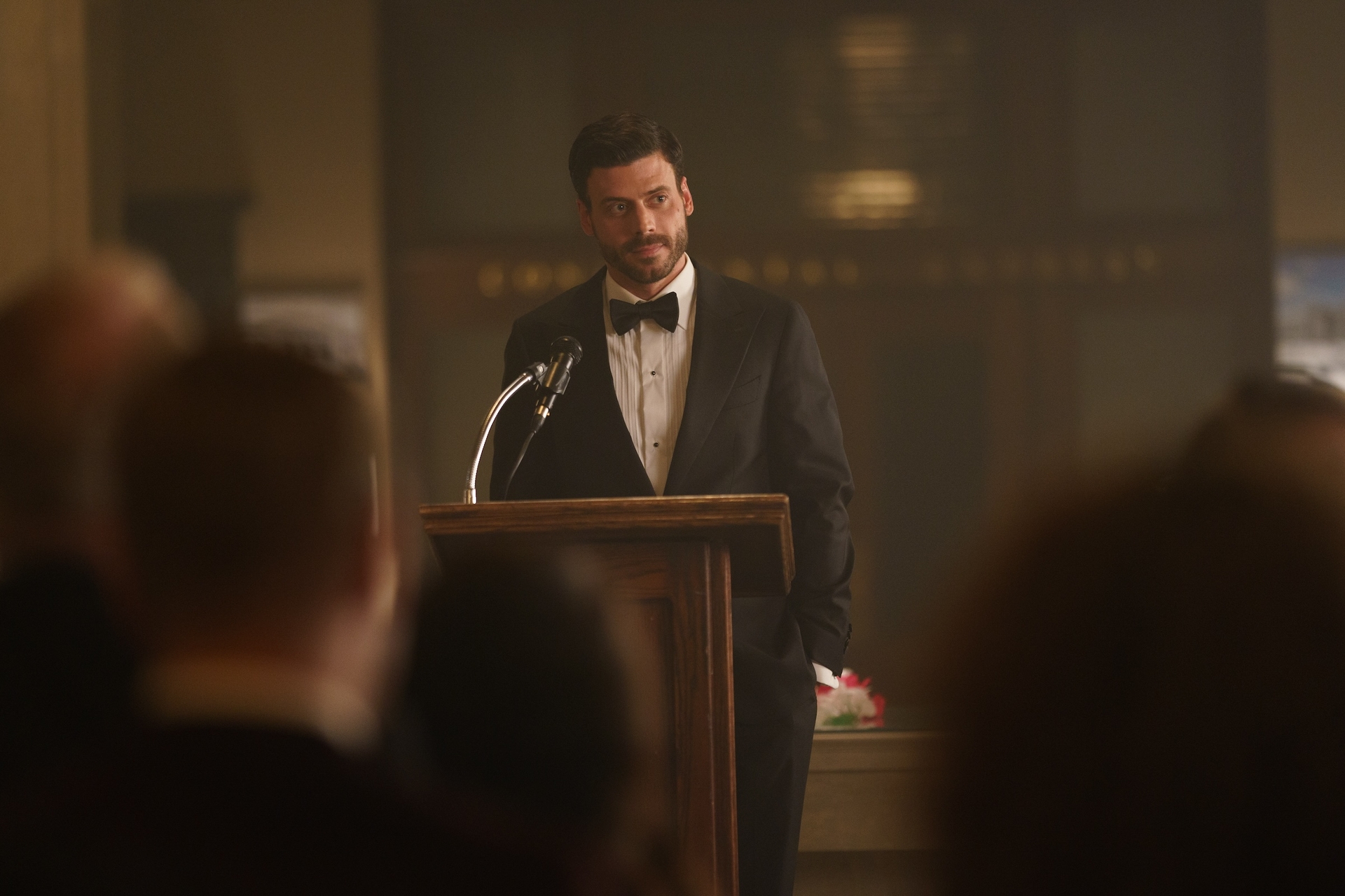 François Arnaud as Scott Hunter in Episode 103 of Heated Rivalry