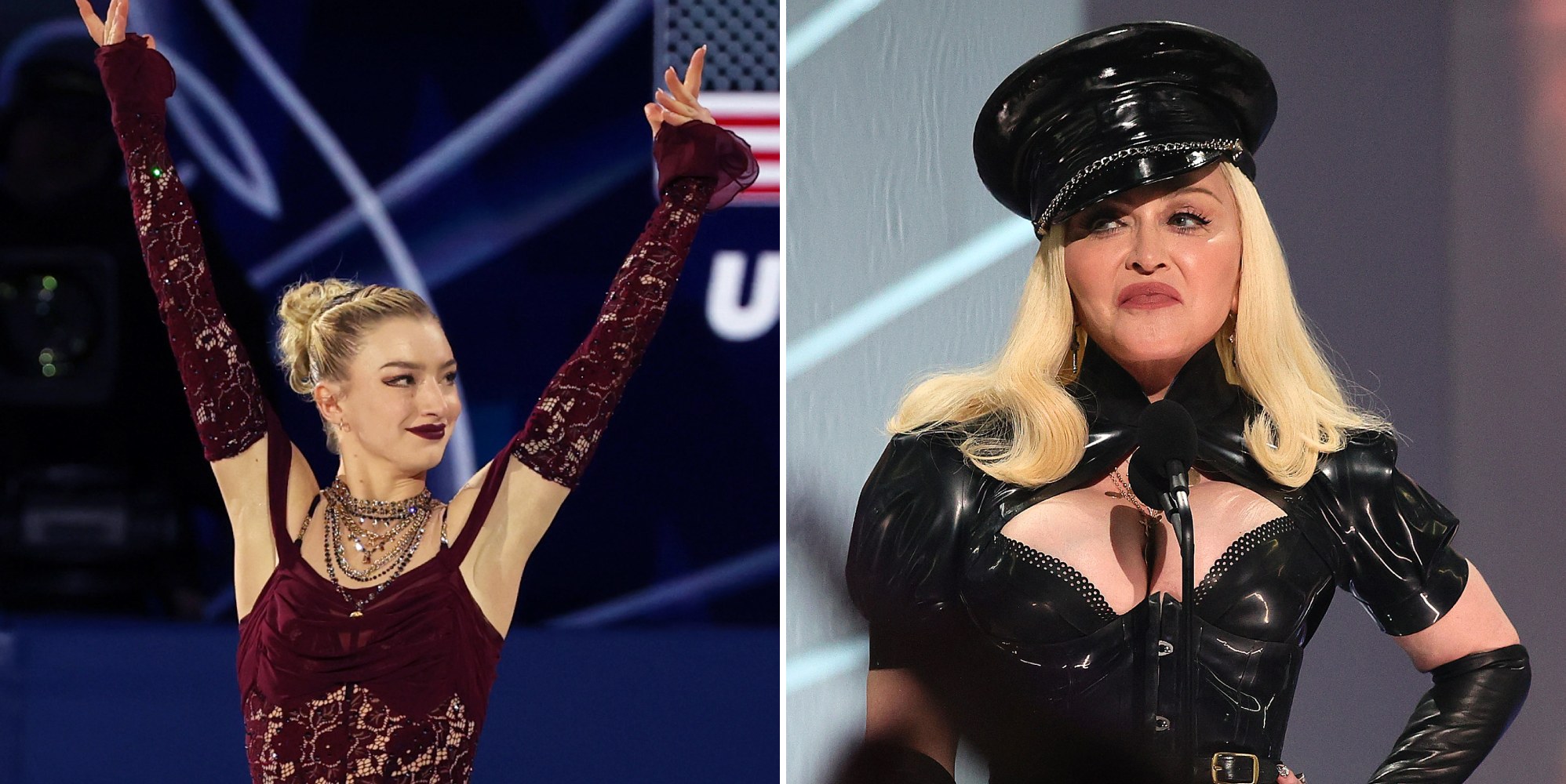 Madonna sends message to queer figure skater Amber Glenn before devastating result