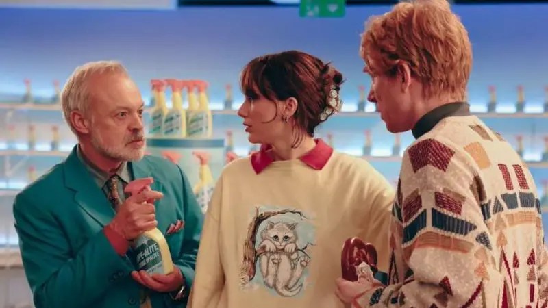 Taylor Swift recruits Graham Norton and more for 'Opalite' music video