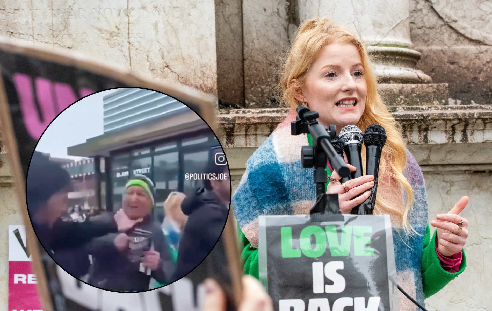 Green MP Hannah Spencer given police escort after being confronted by anti-trans activists