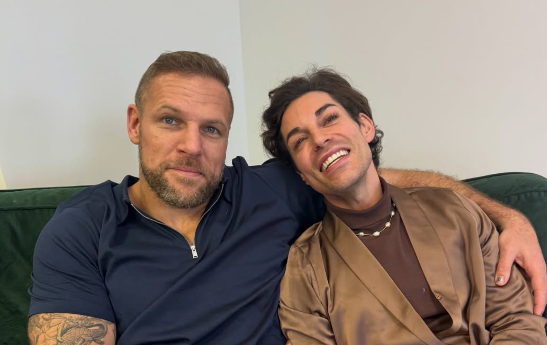 James Haskell declares ‘love’ for Celebs Go Dating's Tom Read Wilson in sweet pics