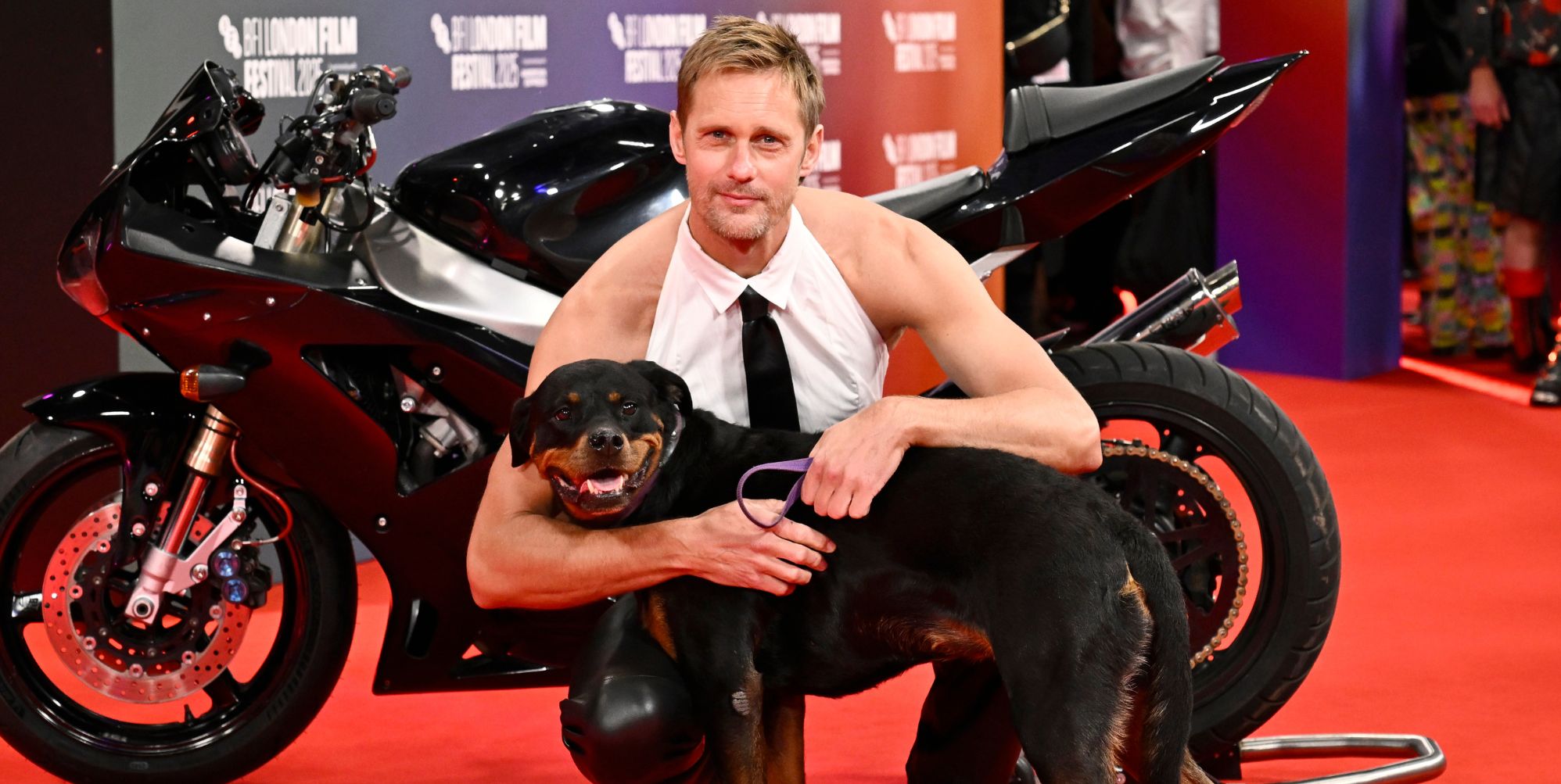 Alexander Skarsgård’s dog in Pillion just won an acting award
